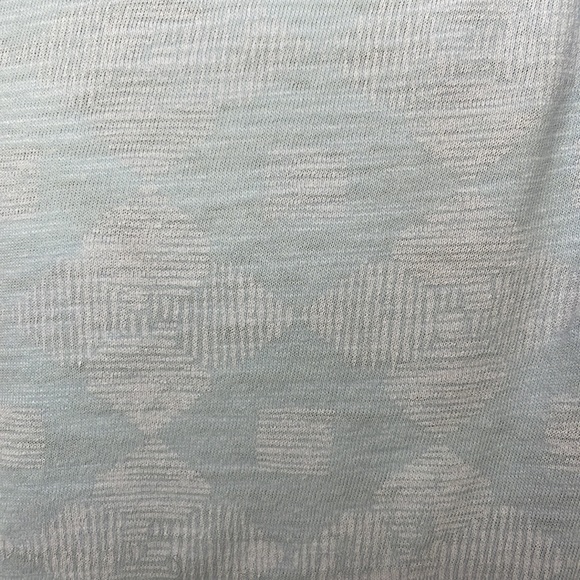 Express Mens Polo Shirt L Light Blue Short Sleeves 3-Button Closure 100% Cotton - Picture 3 of 16